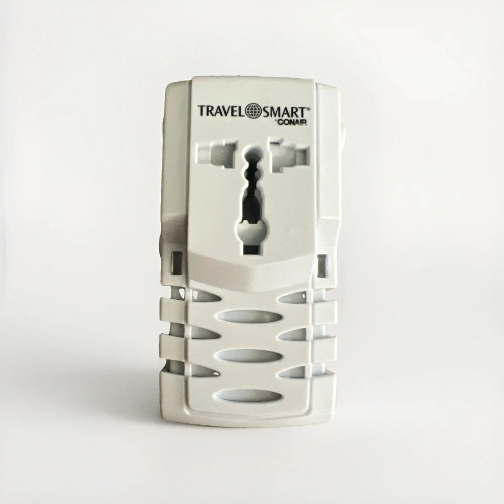 Travel Smart Conair All-In-One Adapter and Converter Combo Unit TS253ADN White